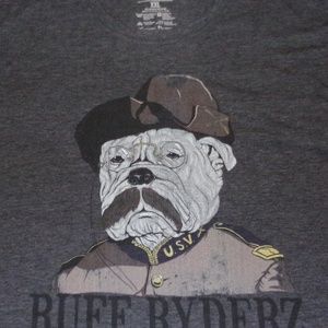 Mens graphic T-Shirts. Gray Ranger Up XXL